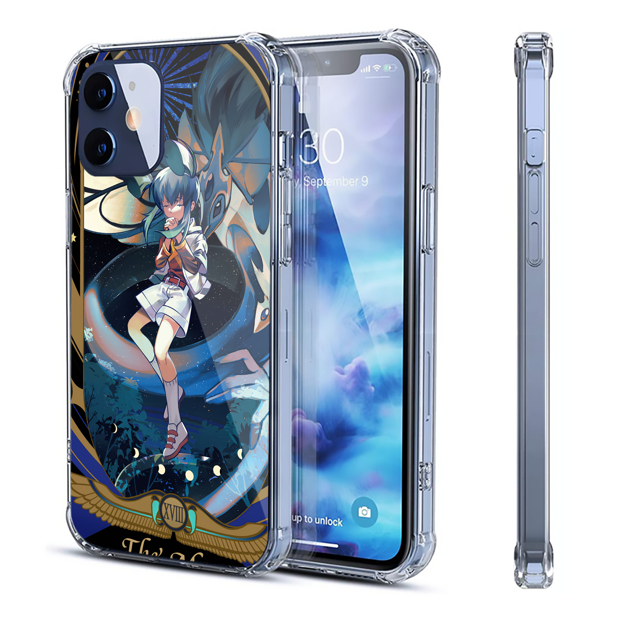 （画像用） 遊☆戯☆王 Yu-Gi-Oh! 【iPhone 12シリーズ対応】透明スマホケース（クリアソフトケース）